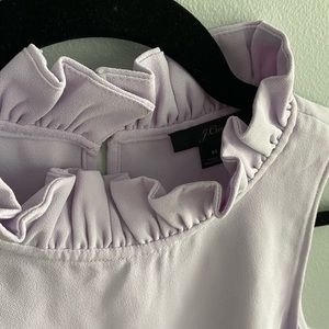 J. Crew ruffle neck blouse